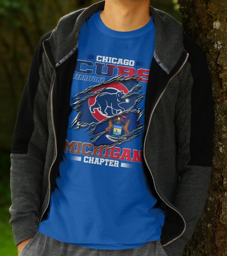 Chicago Cubs Territory Michigan Chapter T-Shirt