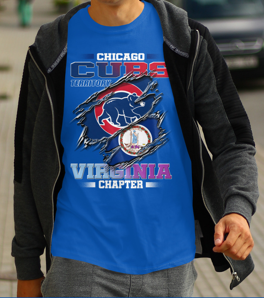 Chicago Cubs Territory Virginia Chapter T-Shirt