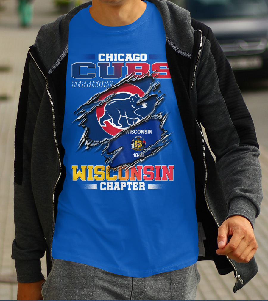 Chicago Cubs Territory Wisconsin Chapter T-Shirt