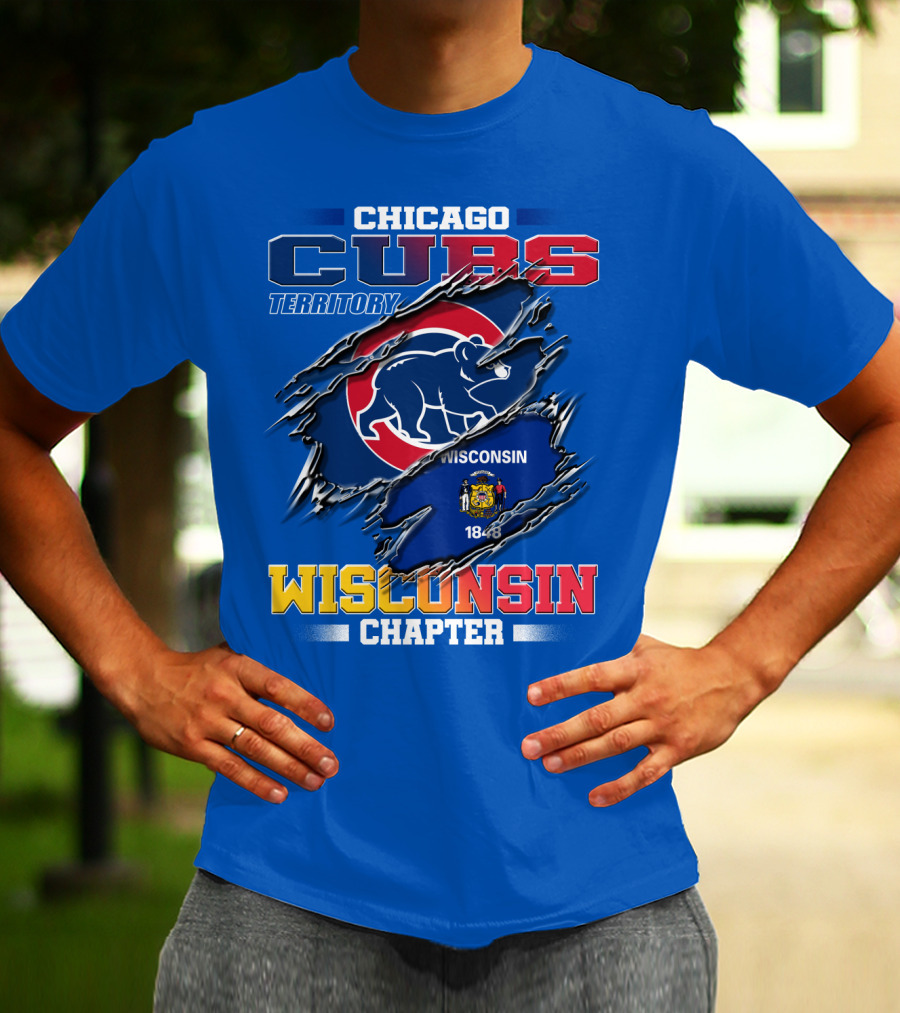 Chicago Cubs Territory Wisconsin Chapter T-Shirt