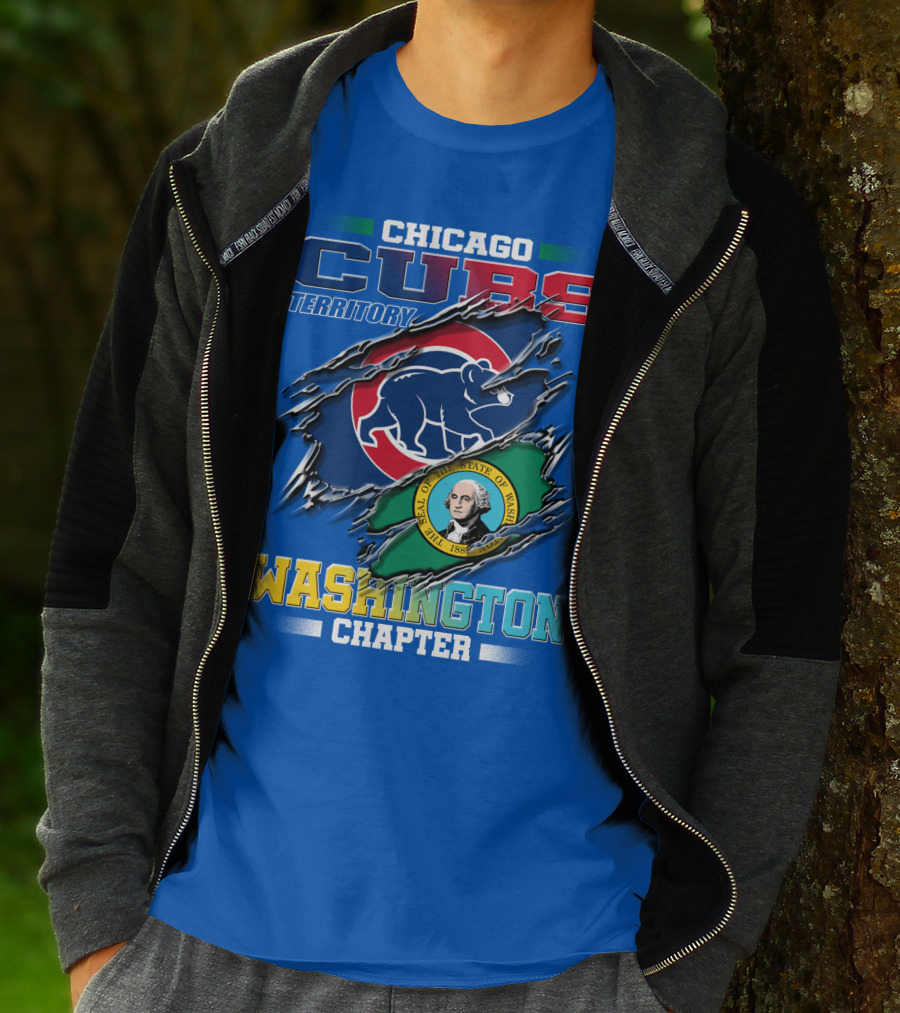 Chicago Cubs Territory Washington Chapter T-Shirt