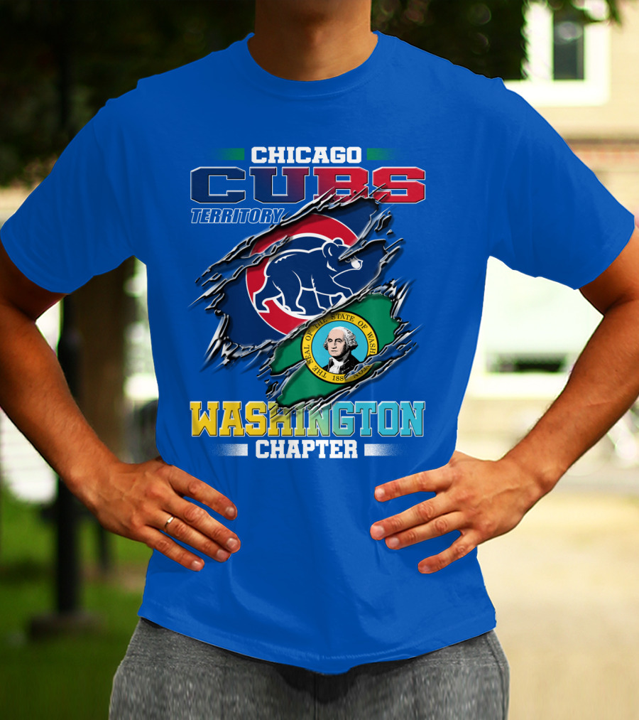 Chicago Cubs Territory Washington Chapter T-Shirt