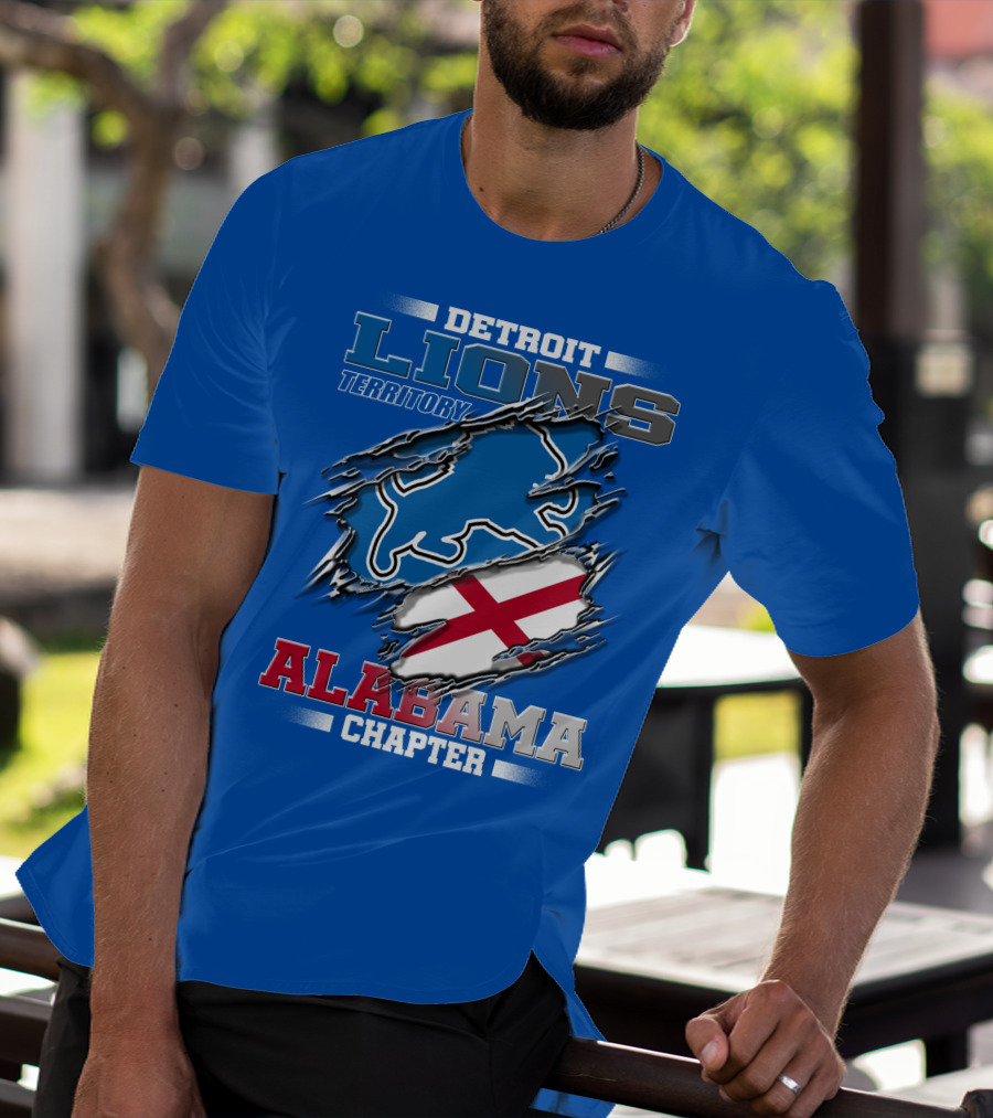 Detroit Lions Territory Alabama Chapter T-Shirt