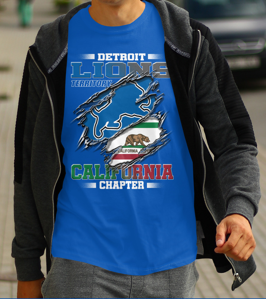 DETROIT LIONS TERRITORY CALIFORNIA CHAPTER T-Shirt
