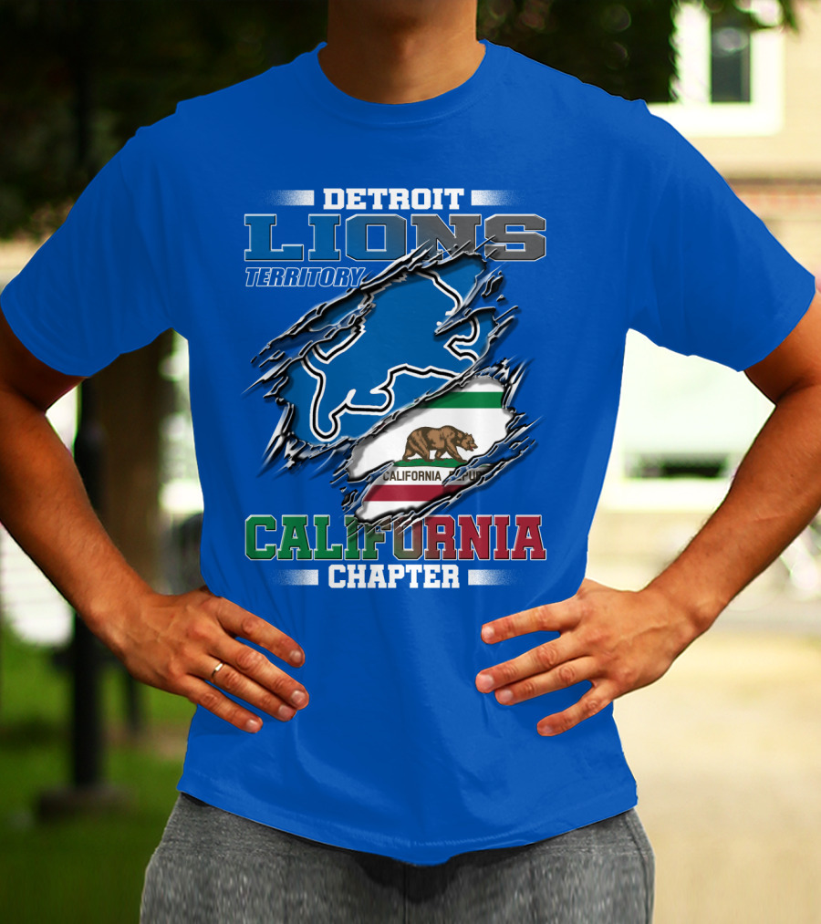 DETROIT LIONS TERRITORY CALIFORNIA CHAPTER T-Shirt