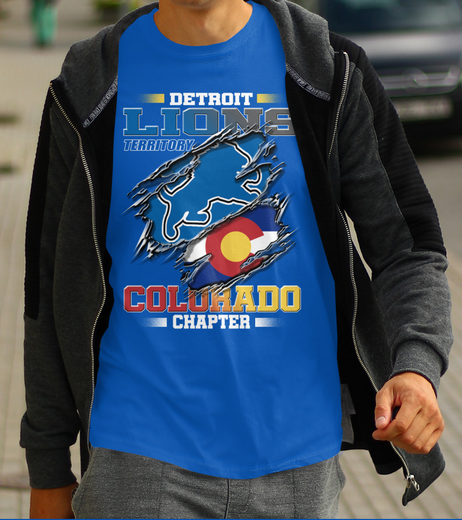 DETROIT LIONS TERRITORY COLORADO CHAPTER T-Shirt