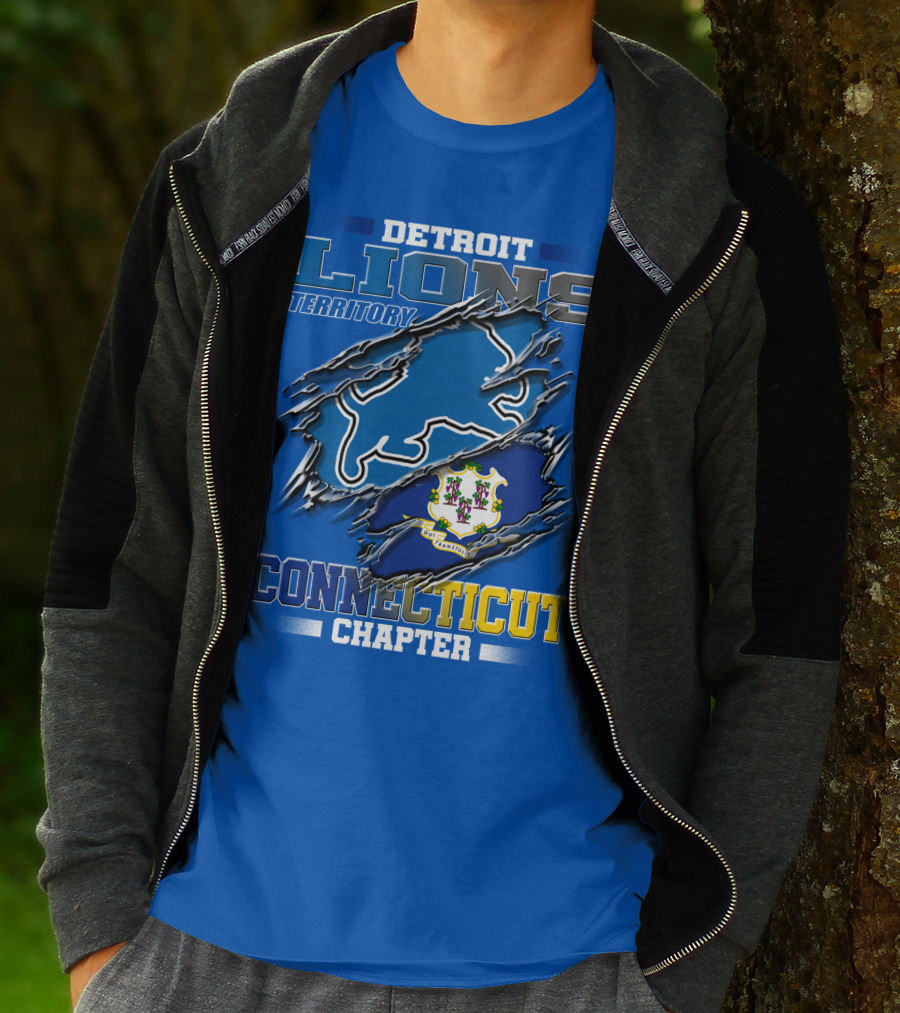 Detroit Lions Territory Connecticut Chapter T-Shirt