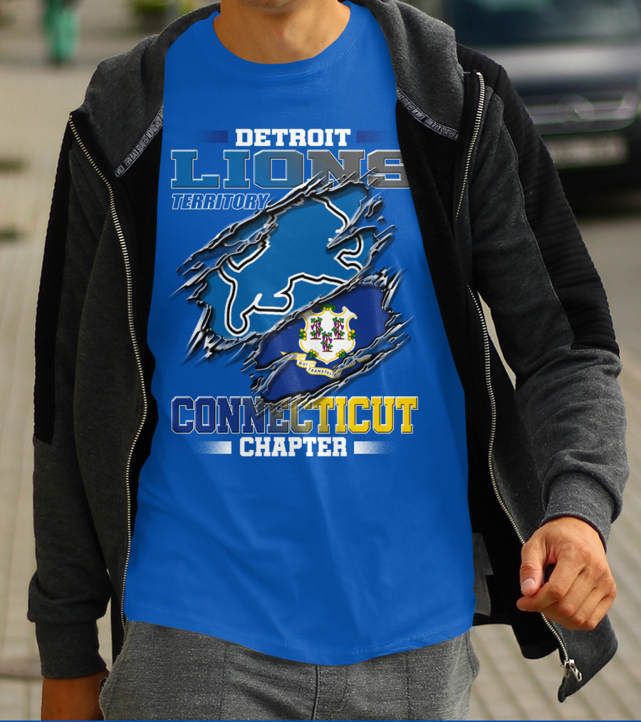 Detroit Lions Territory Connecticut Chapter T-Shirt