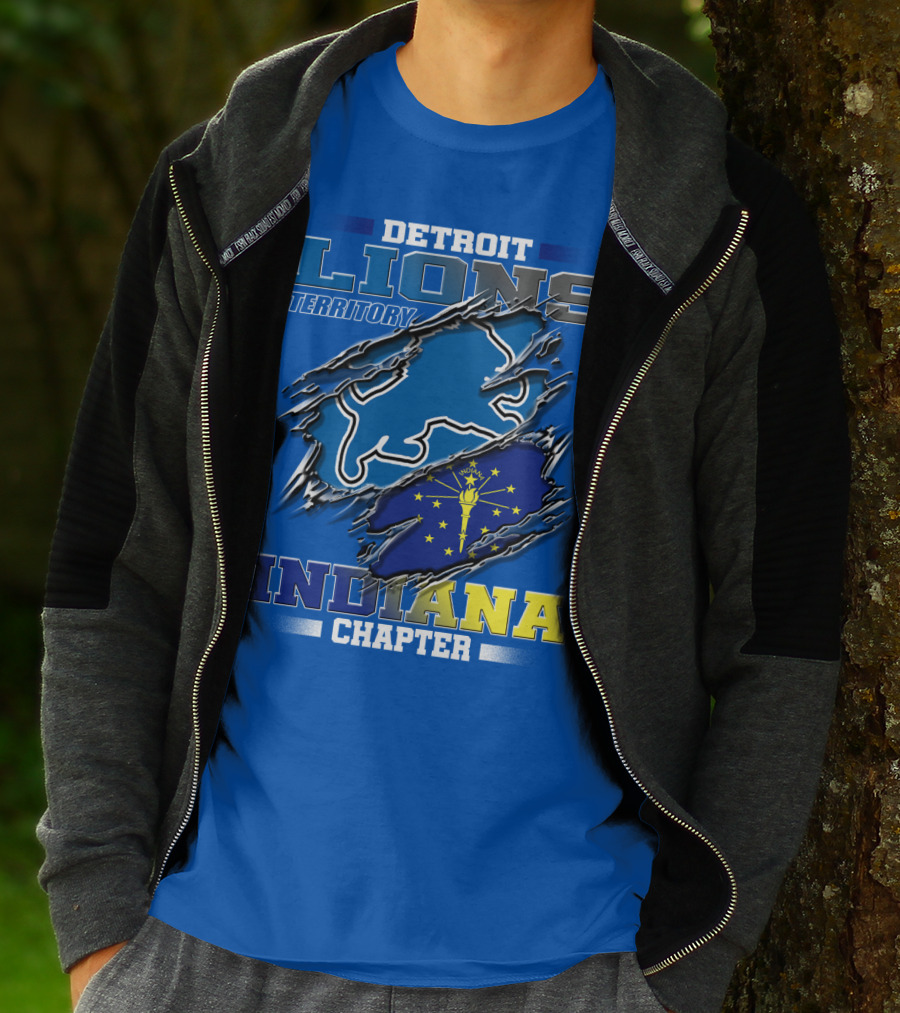 Detroit Lions Territory Indiana Chapter T-Shirt