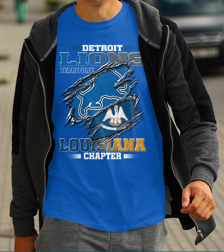 DETROIT LIONS TERRITORY LOUISIANA CHAPTER T-Shirt