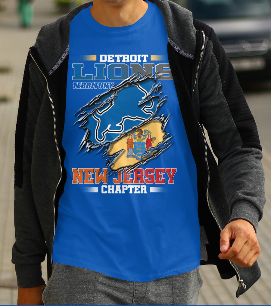 DETROIT LIONS TERRITORY NEW JERSEY CHAPTER T-Shirt