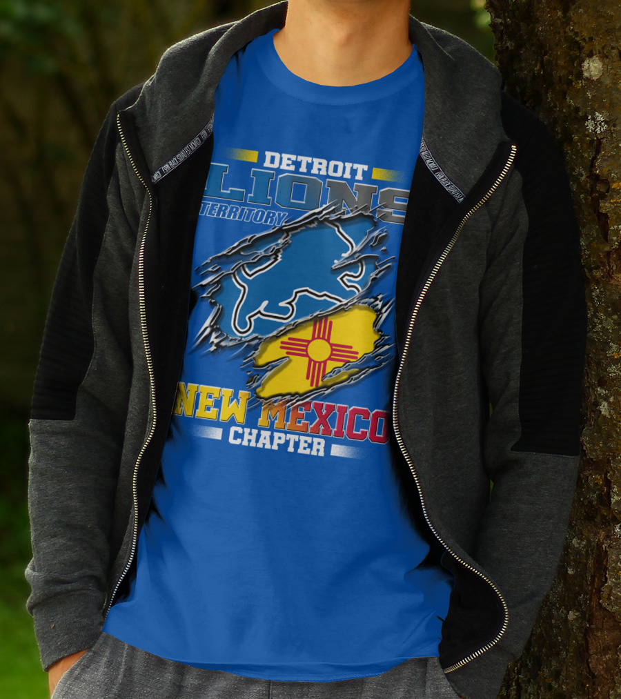 Detroit Lions Territory New Mexico Chapter T-Shirt
