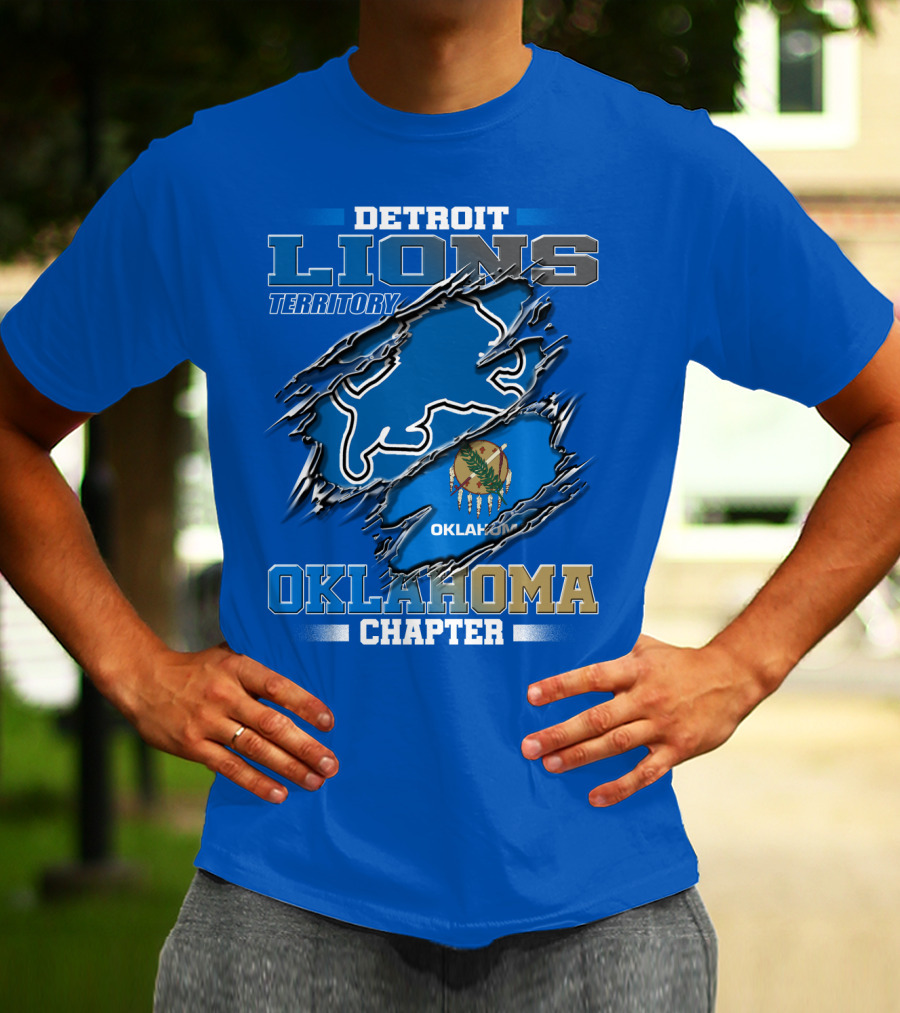 DETROIT LIONS TERRITORY OKLAHOMA CHAPTER T-Shirt