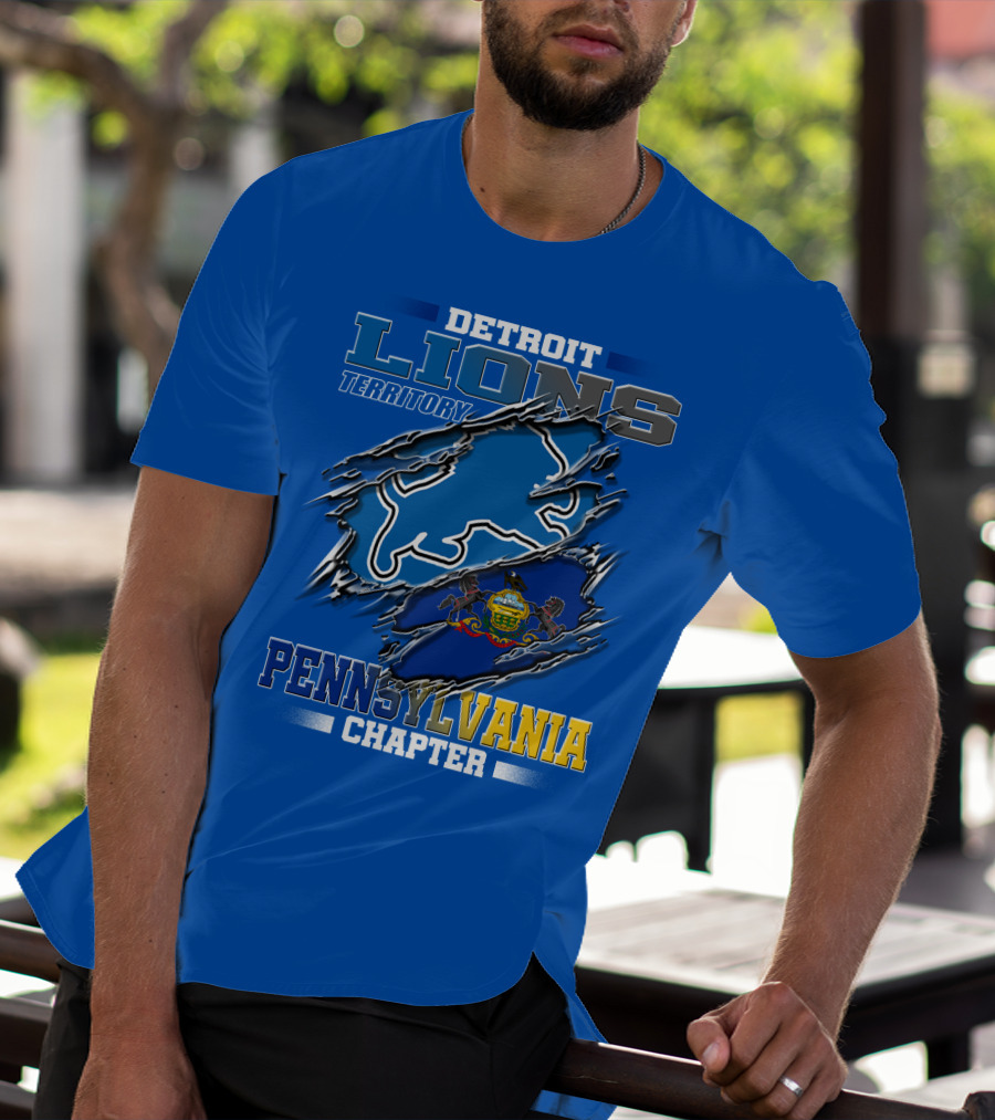 Detroit Lions Territory Pennsylvania Chapter T-Shirt