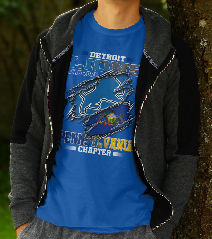 Detroit Lions Territory Pennsylvania Chapter T-Shirt
