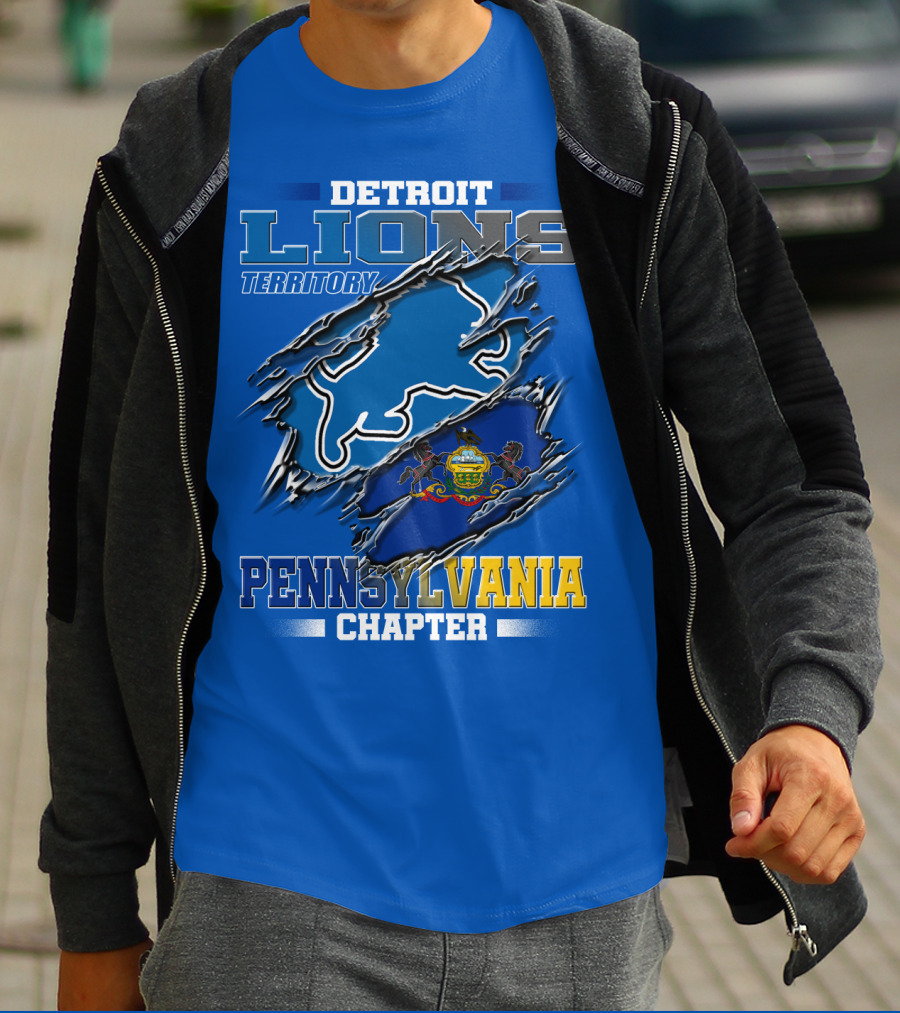 Detroit Lions Territory Pennsylvania Chapter T-Shirt