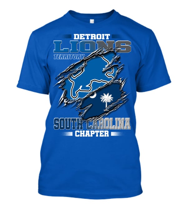 Detroit Lions Territory South Carolina Chapter T-Shirt