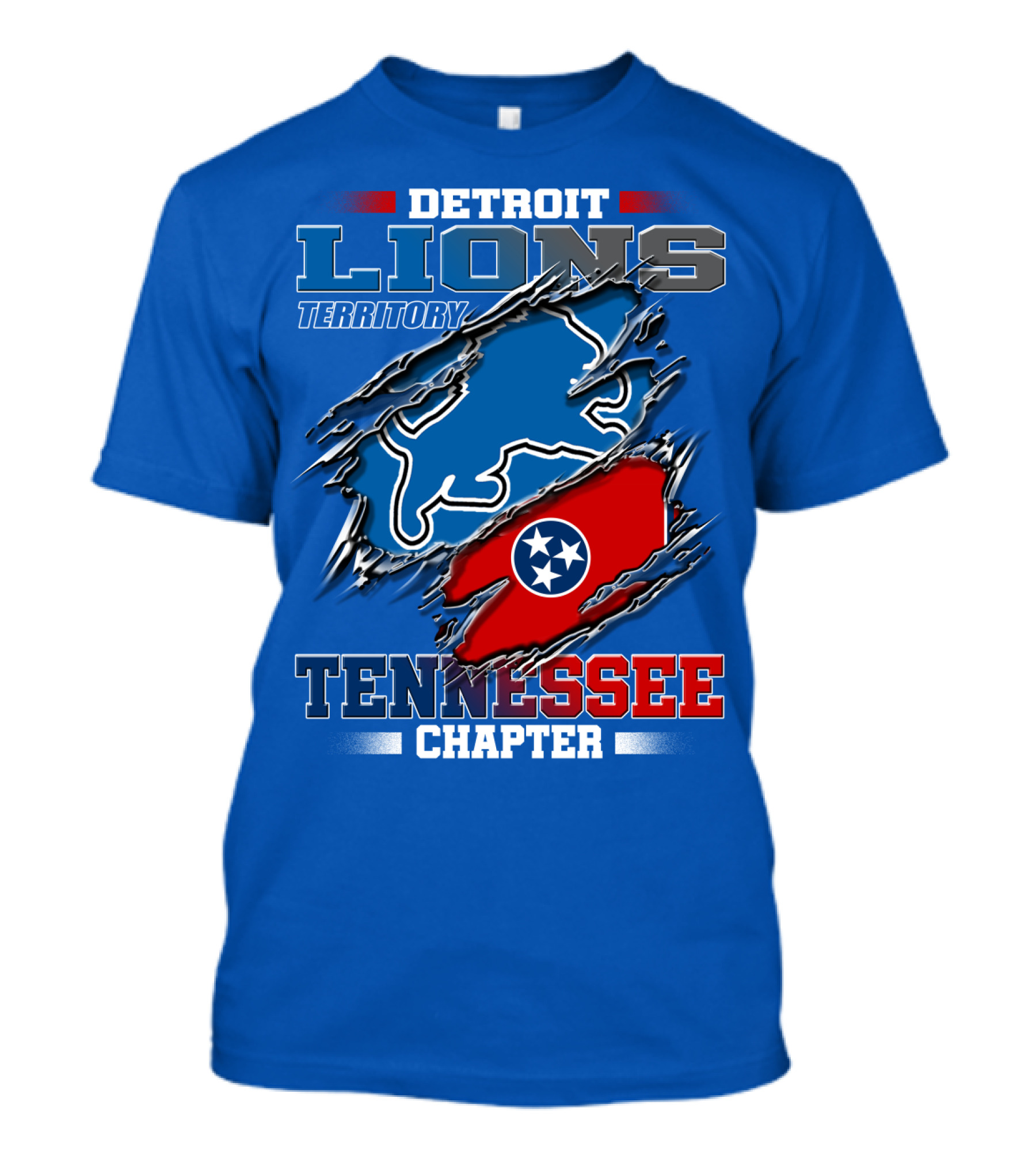 Detroit Lions Territory Tennessee Chapter T-Shirt