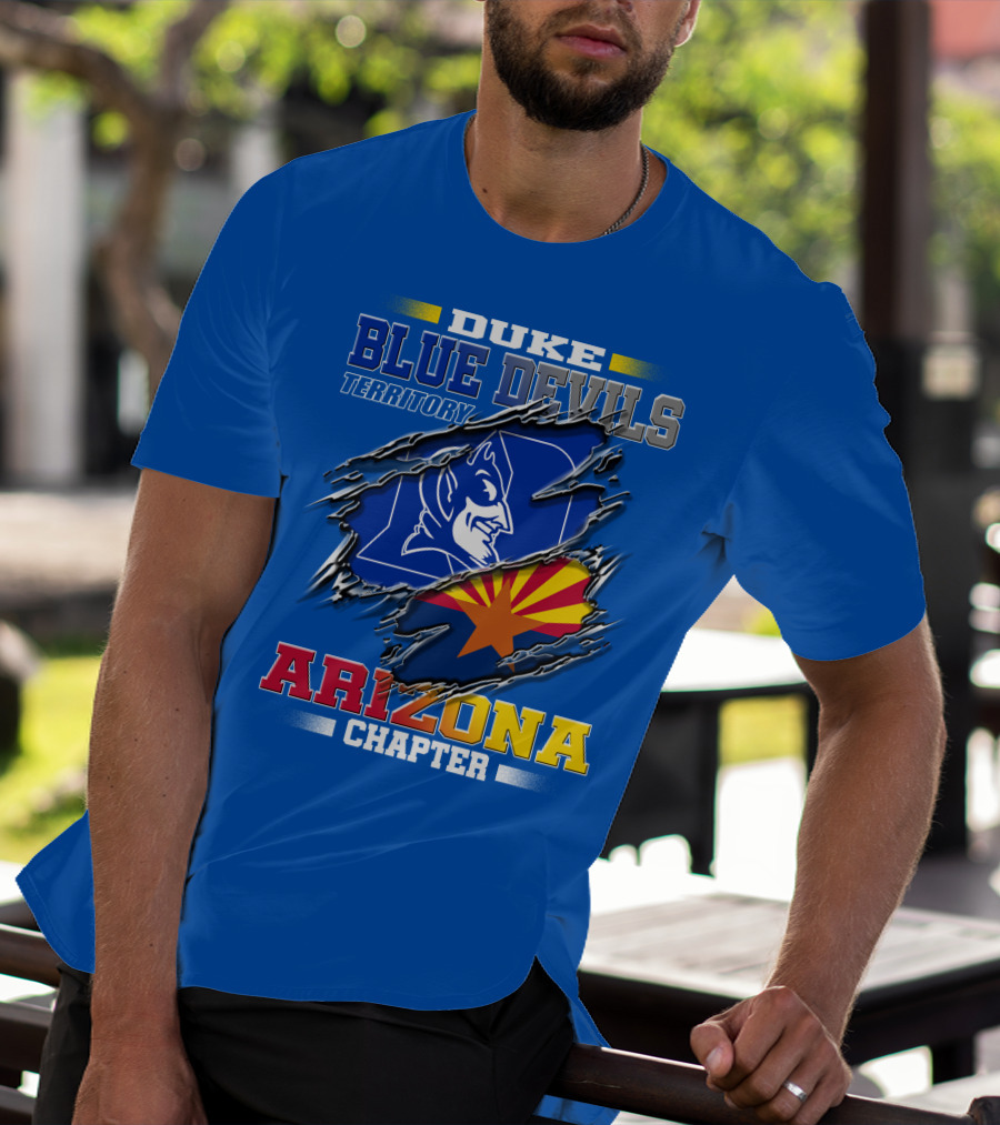Duke Blue Devils Territory Arizona Chapter T-Shirt