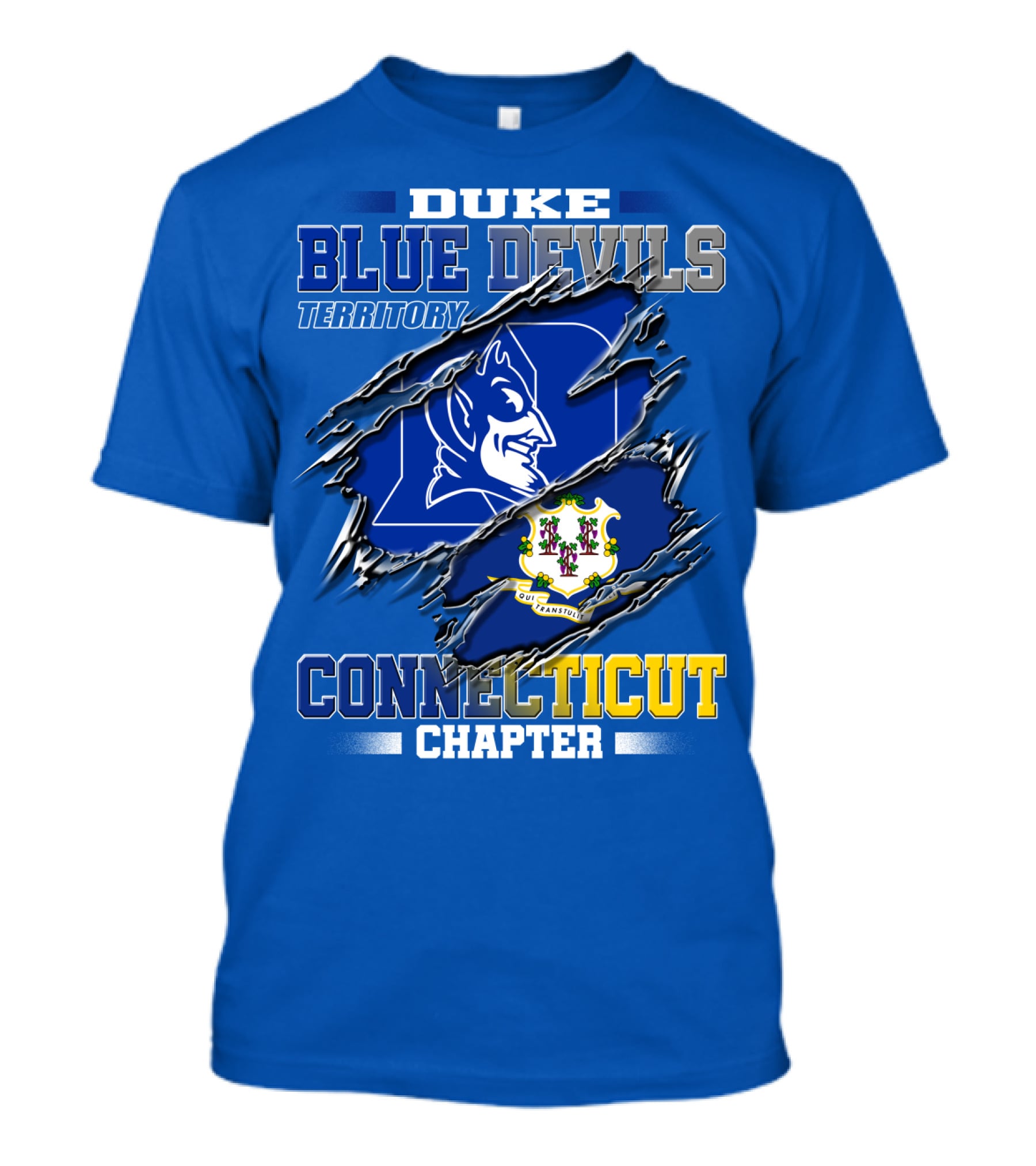 Duke Blue Devils Territory Connecticut Chapter T-Shirt