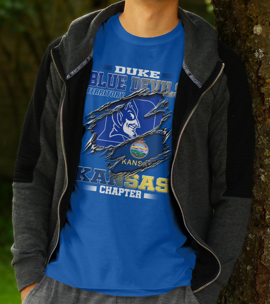 Duke Blue Devils Territory Kansas Chapter T-Shirt