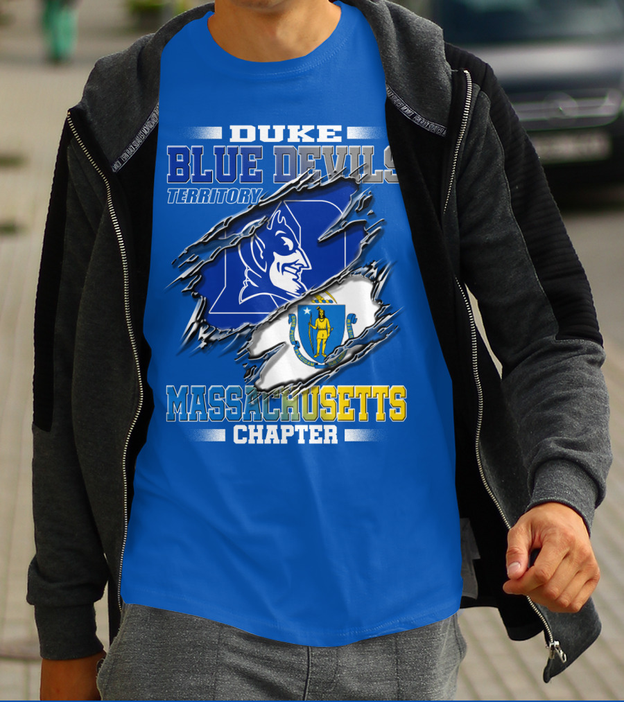 DUKE BLUE DEVILS TERRITORY MASSACHUSETTS CHAPTER T-Shirt