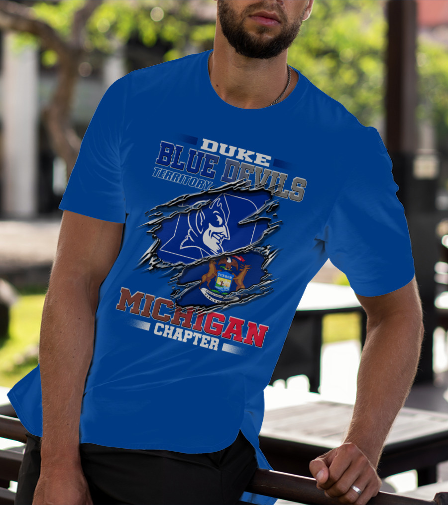 Duke Blue Devils Territory Michigan Chapter T-Shirt