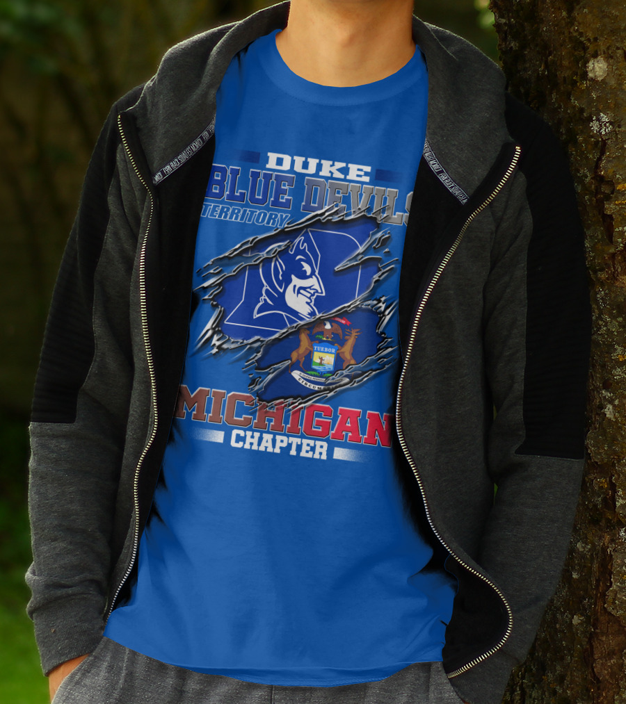 Duke Blue Devils Territory Michigan Chapter T-Shirt