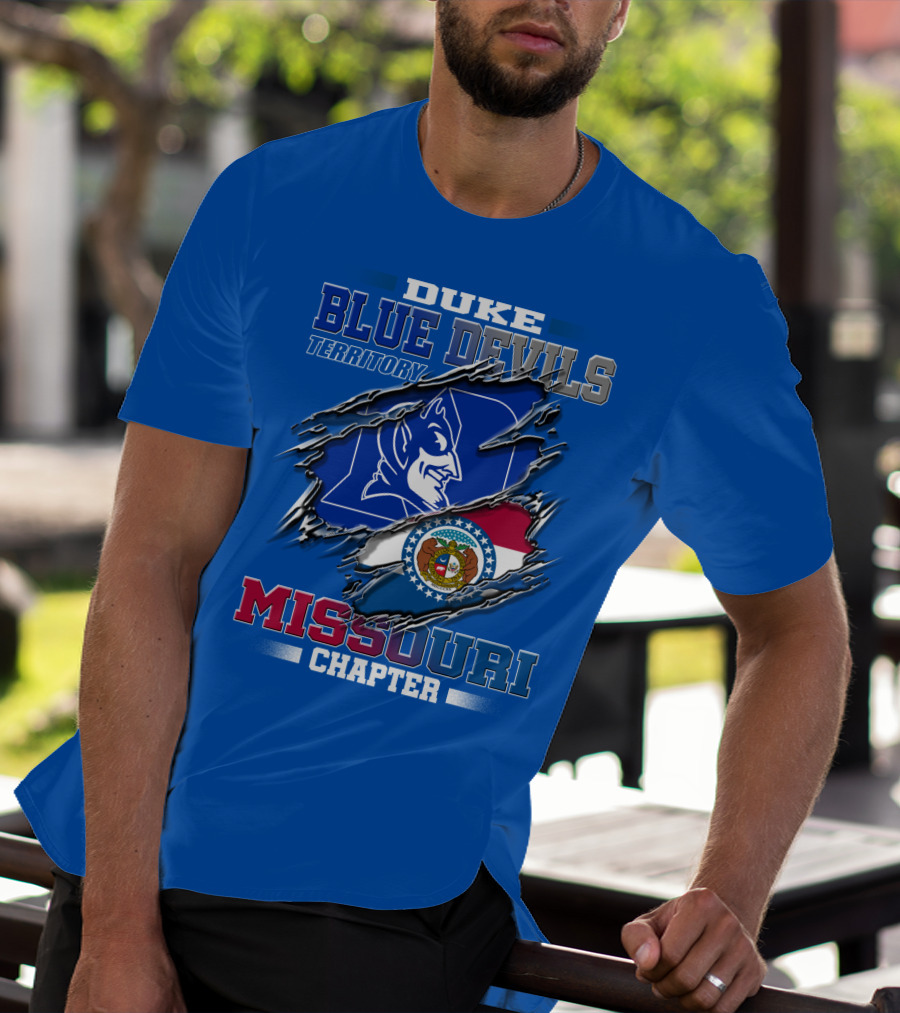 Duke Blue Devils Territory Missouri Chapter T-Shirt