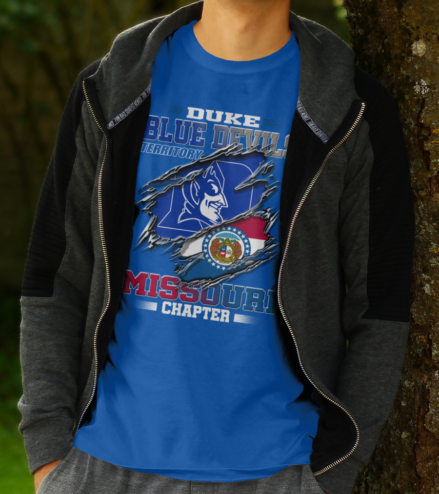 Duke Blue Devils Territory Missouri Chapter T-Shirt