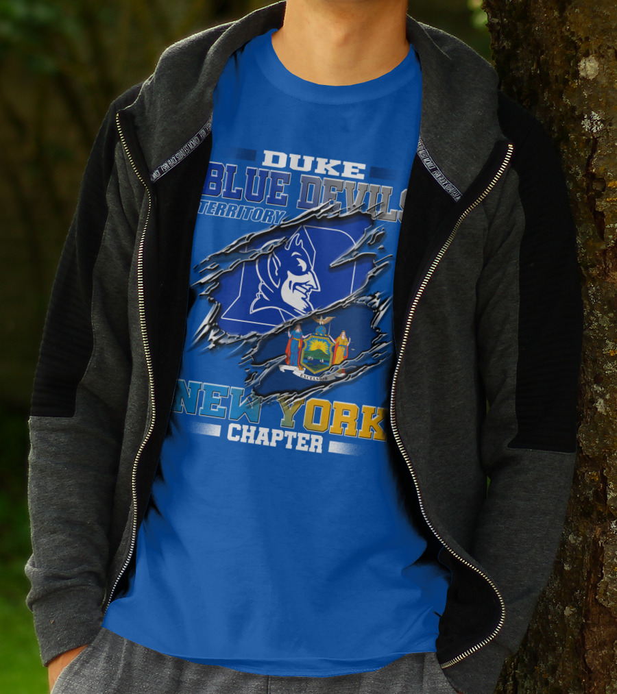 Duke Blue Devils Territory New York Chapter T-Shirt