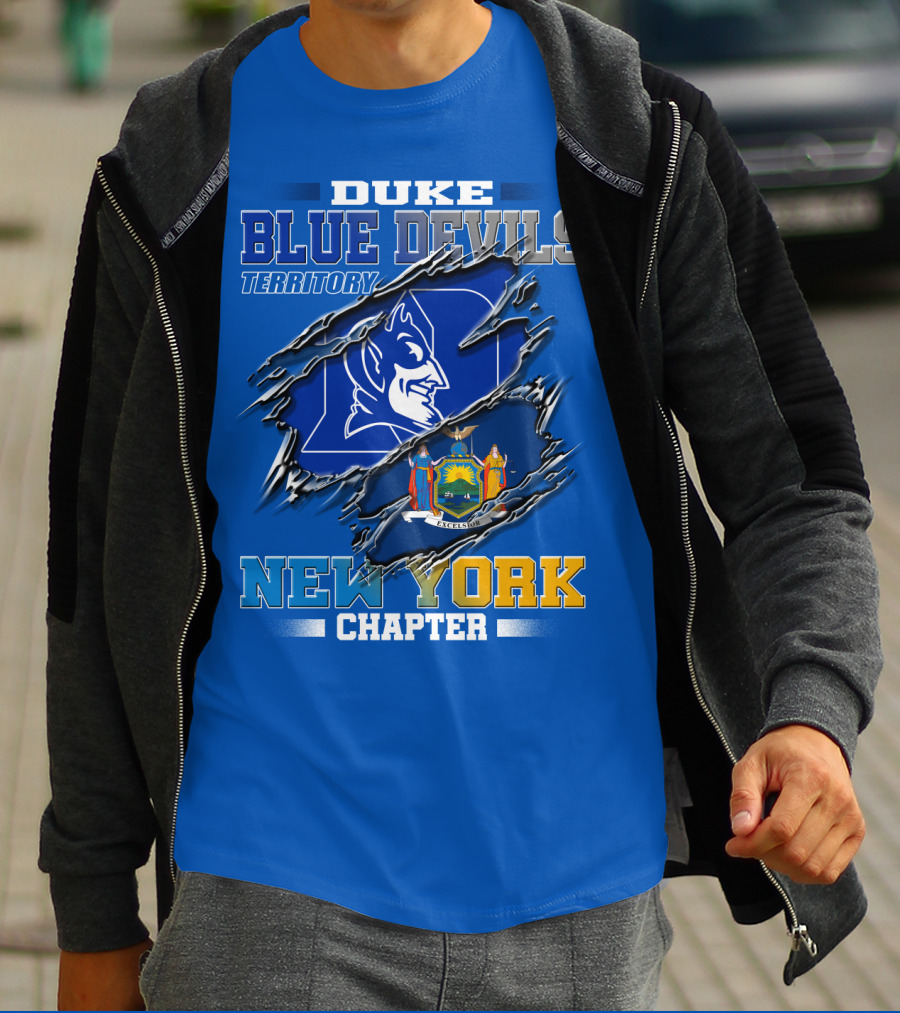 Duke Blue Devils Territory New York Chapter T-Shirt