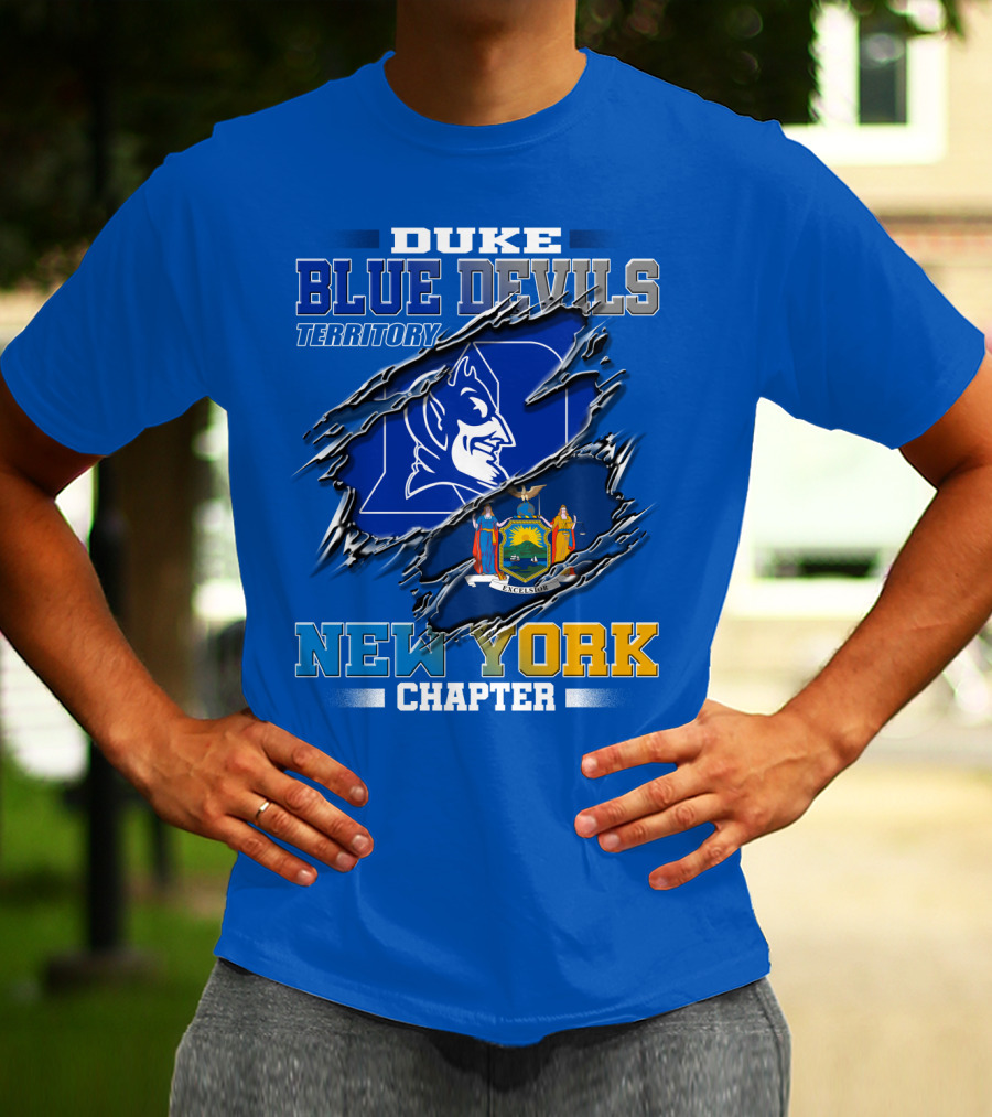 Duke Blue Devils Territory New York Chapter T-Shirt