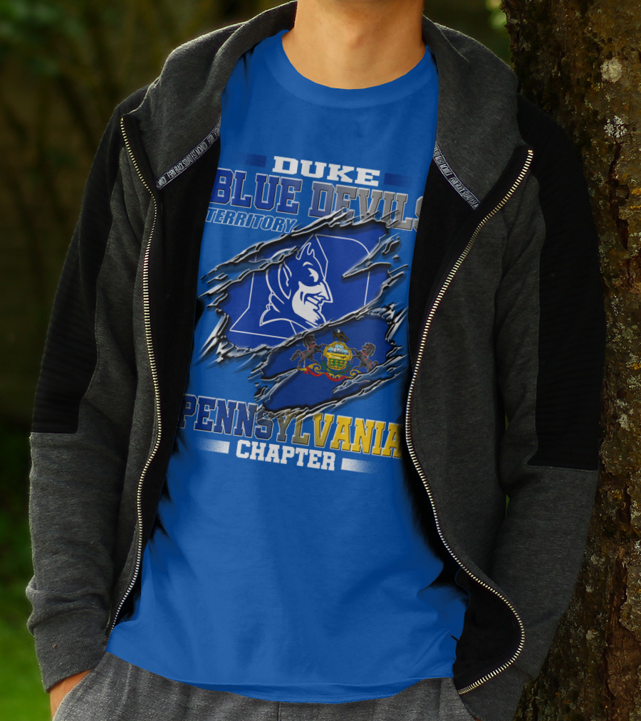 Duke Blue Devils Territory Pennsylvania Chapter T-Shirt