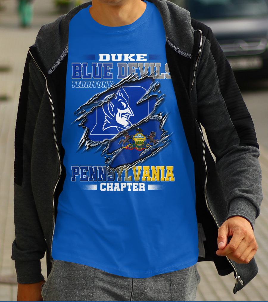 Duke Blue Devils Territory Pennsylvania Chapter T-Shirt