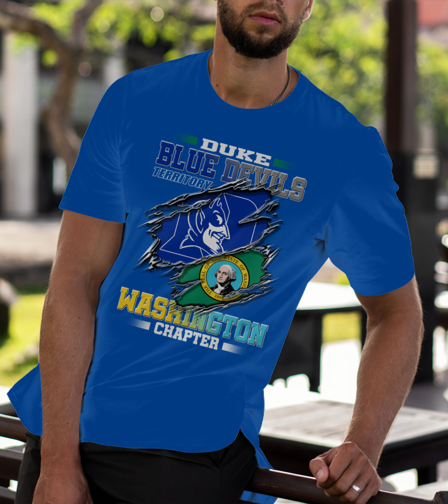 Duke Blue Devils Territory Washington Chapter T-Shirt