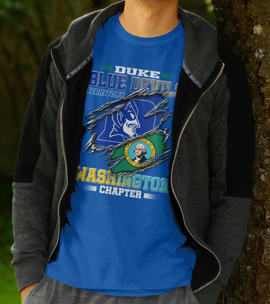 Duke Blue Devils Territory Washington Chapter T-Shirt