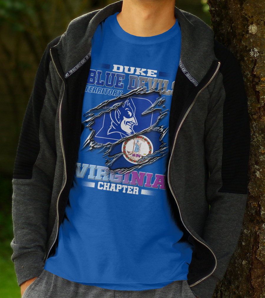 Duke Blue Devils Territory Virginia Chapter T-Shirt