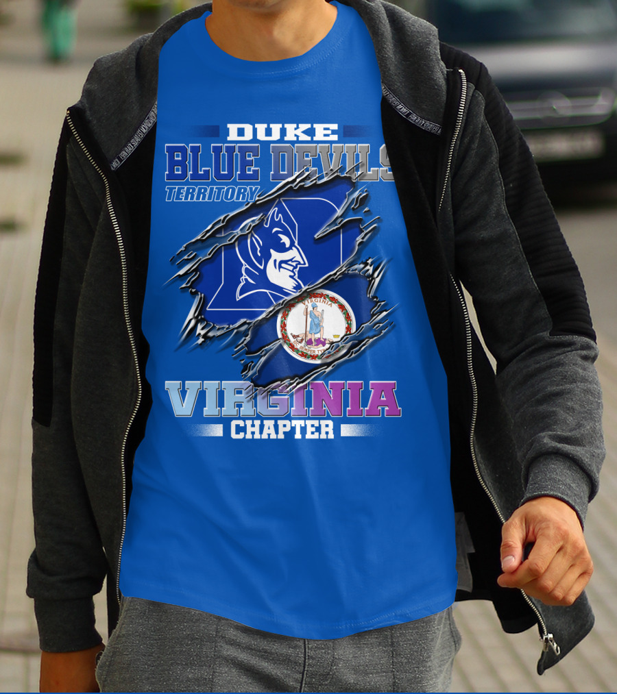 Duke Blue Devils Territory Virginia Chapter T-Shirt