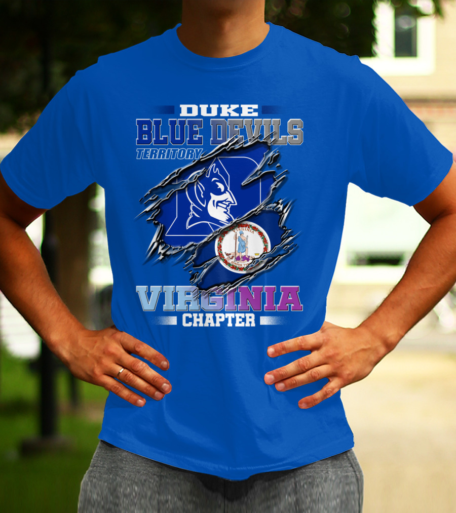Duke Blue Devils Territory Virginia Chapter T-Shirt