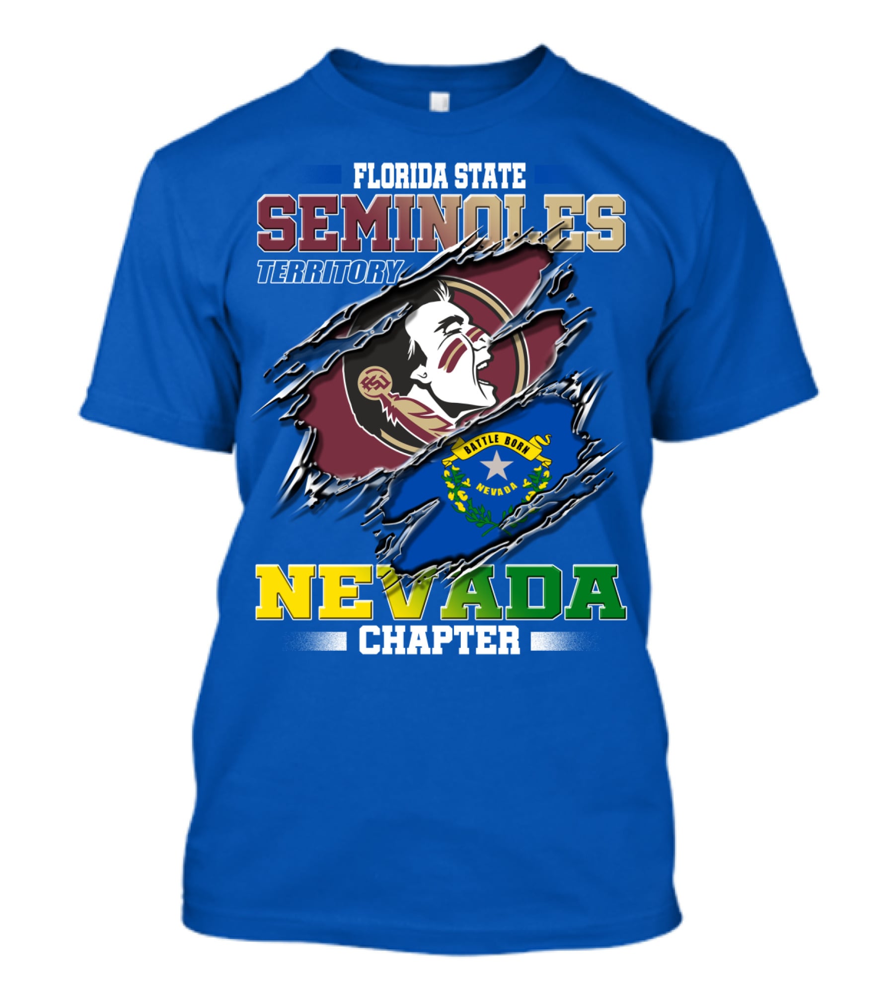 Florida State Seminoles Territory Nevada Chapter Little Honor State T-Shirt
