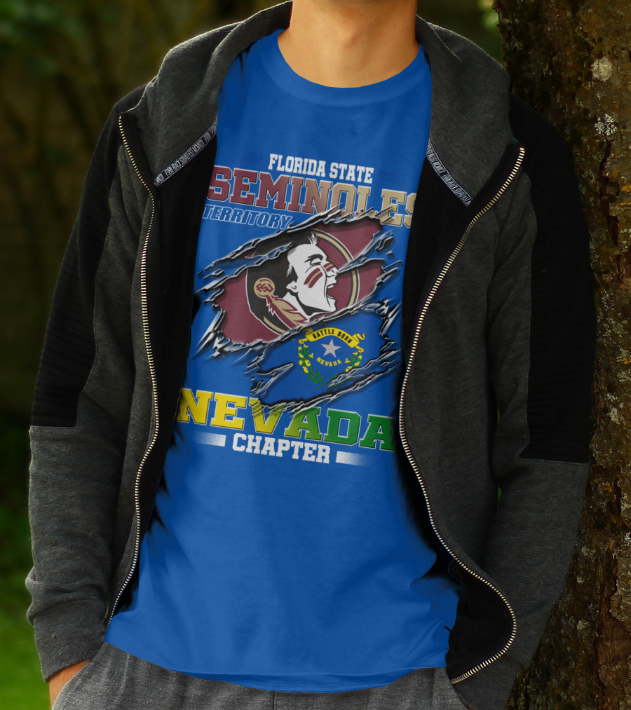 Florida State Seminoles Territory Nevada Chapter Little Honor State T-Shirt