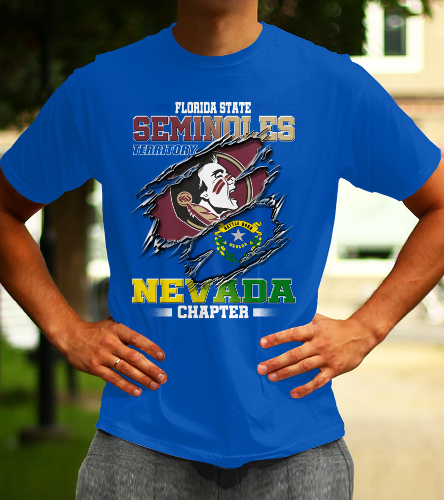 Florida State Seminoles Territory Nevada Chapter Little Honor State T-Shirt