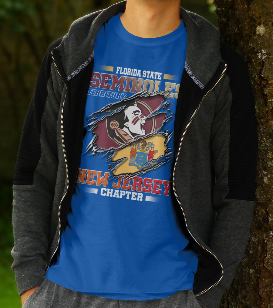 Florida State Seminoles Territory New Jersey Chapter T-Shirt