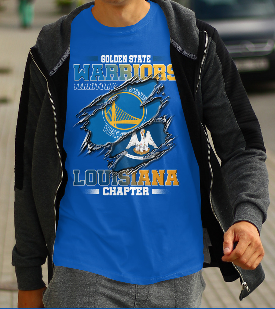 Golden State Warriors Territory Louisiana Chapter T-Shirt
