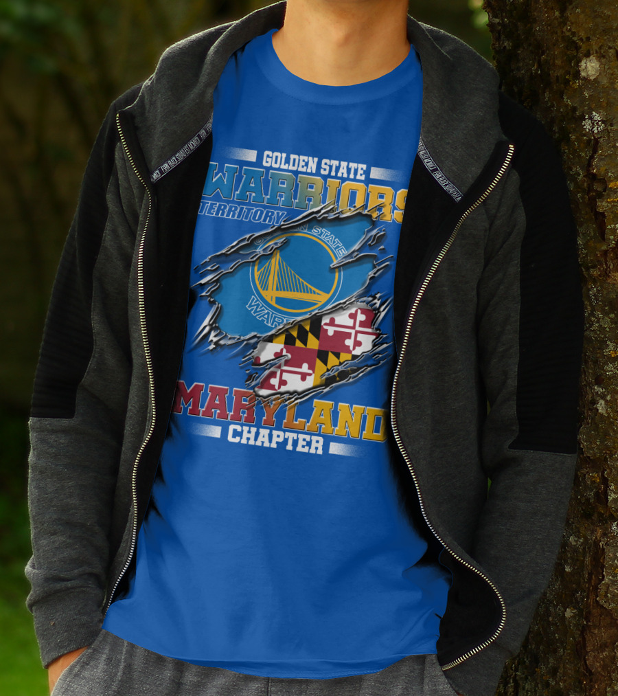 Golden State Warriors Territory Maryland Chapter T-Shirt