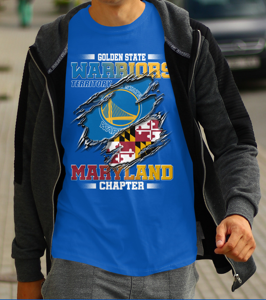 Golden State Warriors Territory Maryland Chapter T-Shirt