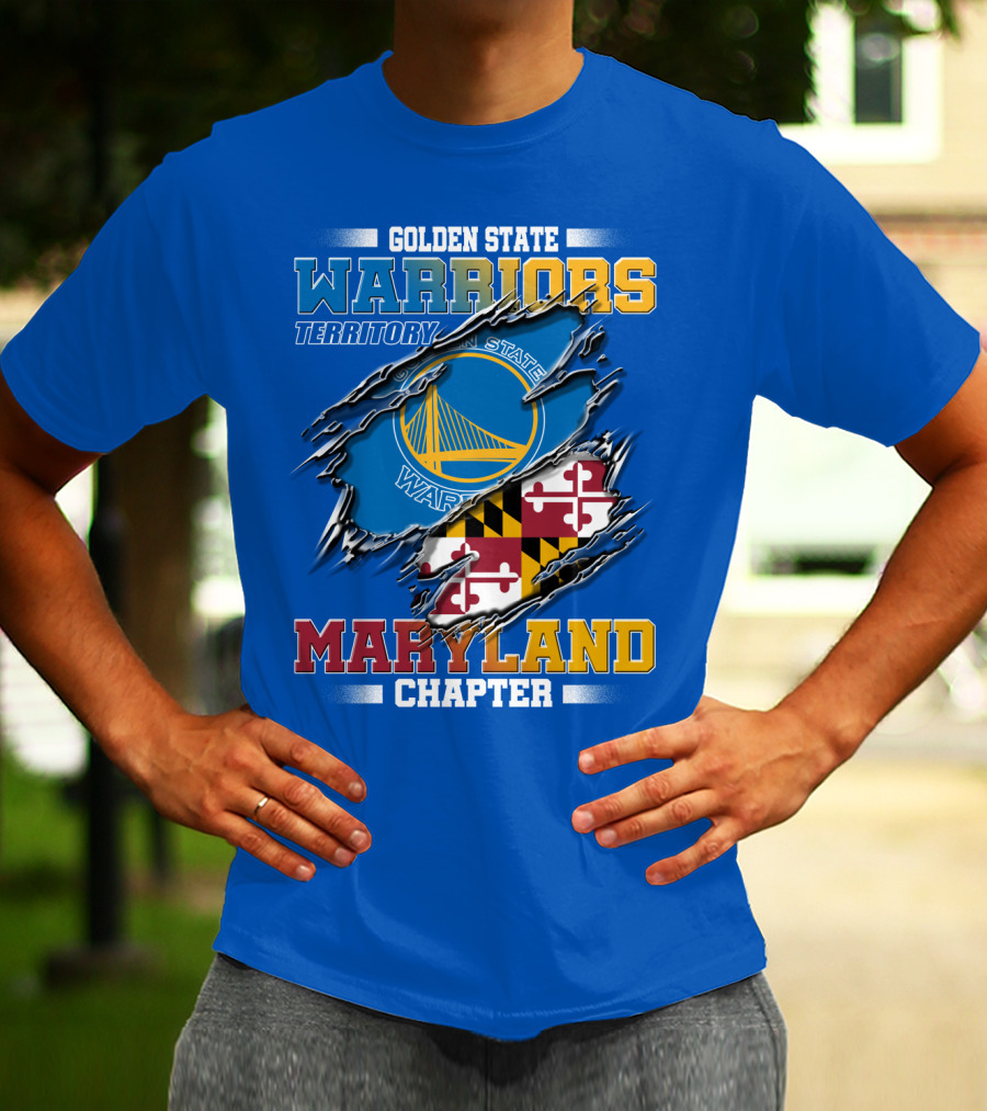 Golden State Warriors Territory Maryland Chapter T-Shirt