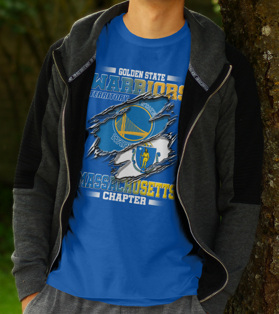 Golden State Warriors Territory Massachusetts Chapter T-Shirt