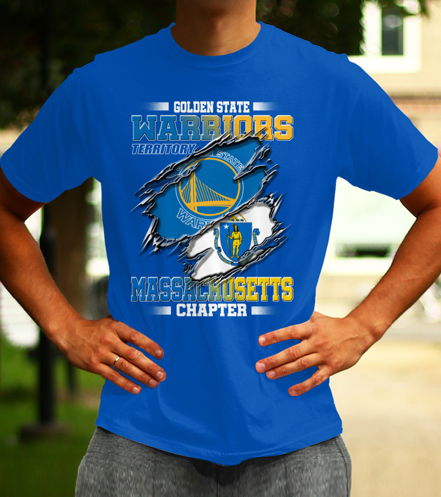Golden State Warriors Territory Massachusetts Chapter T-Shirt